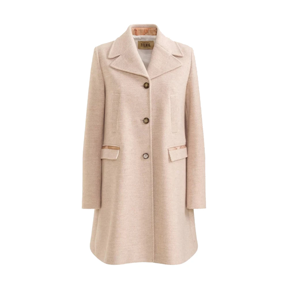 Alviero Martini 1a Classe Beige Geo-Map Jas Beige Dames