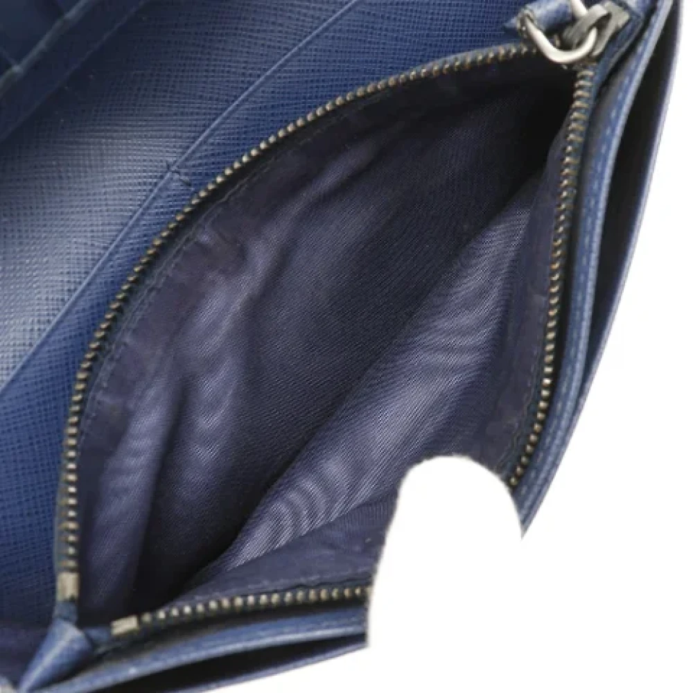 Prada Vintage Pre-owned Leather wallets Black Heren