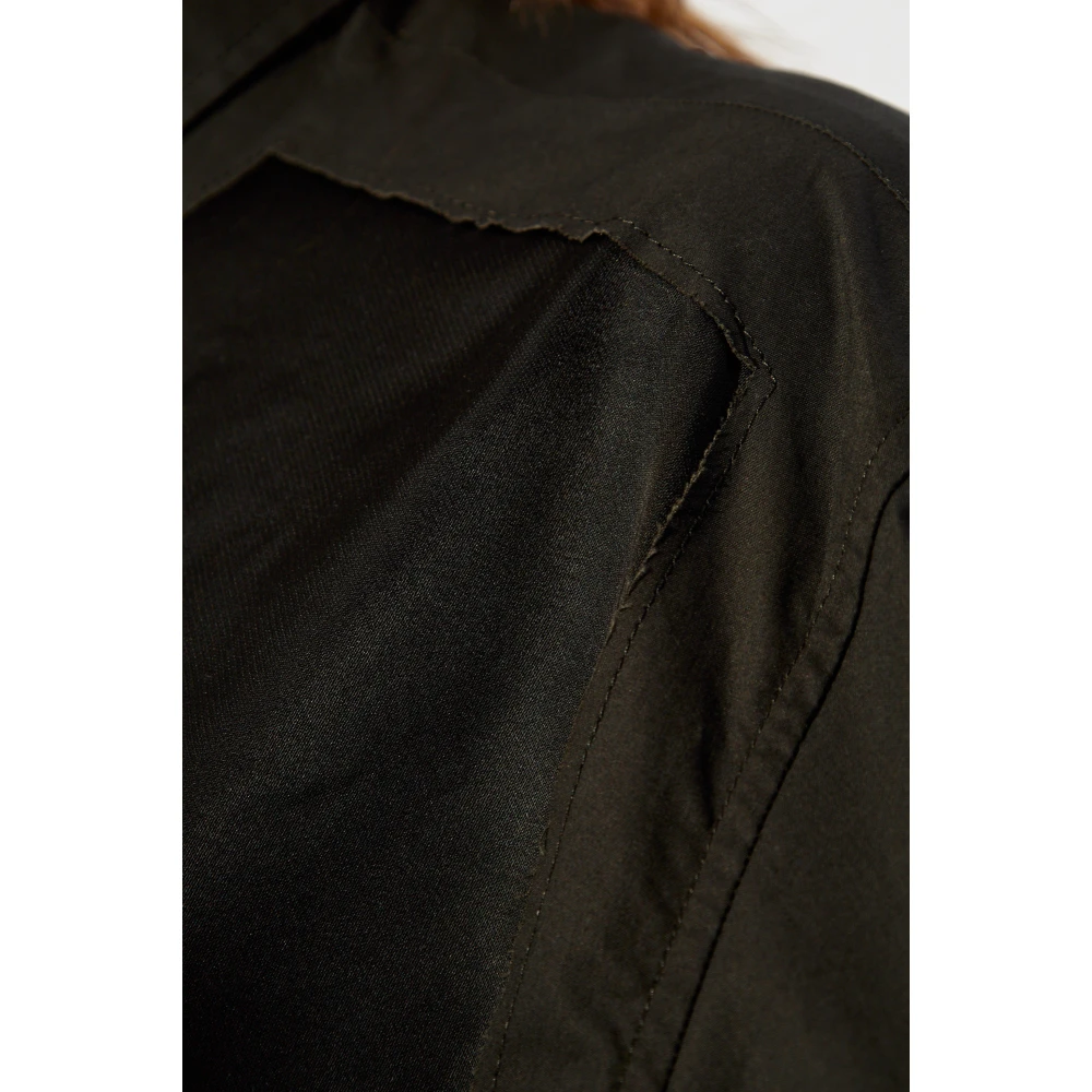 MM6 Maison Margiela Katoenen Overhemd Black Dames