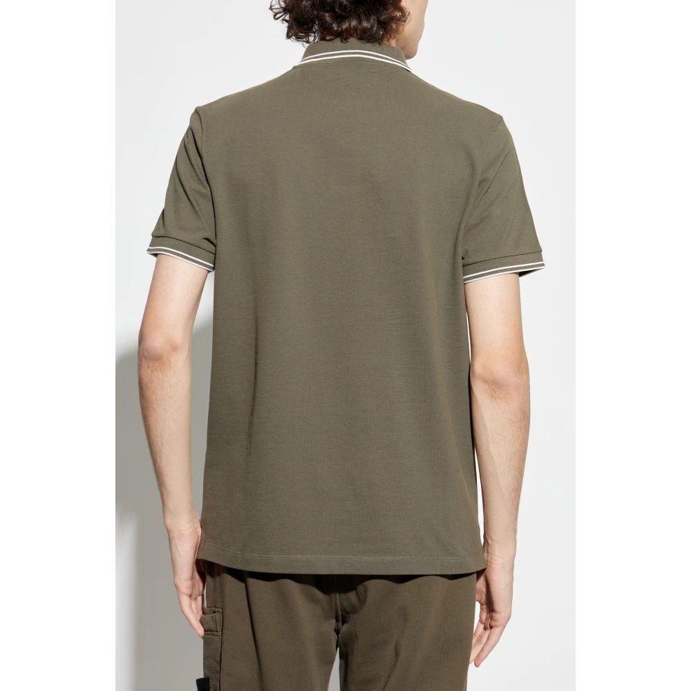 Stone Island Katoenen polo Green Heren