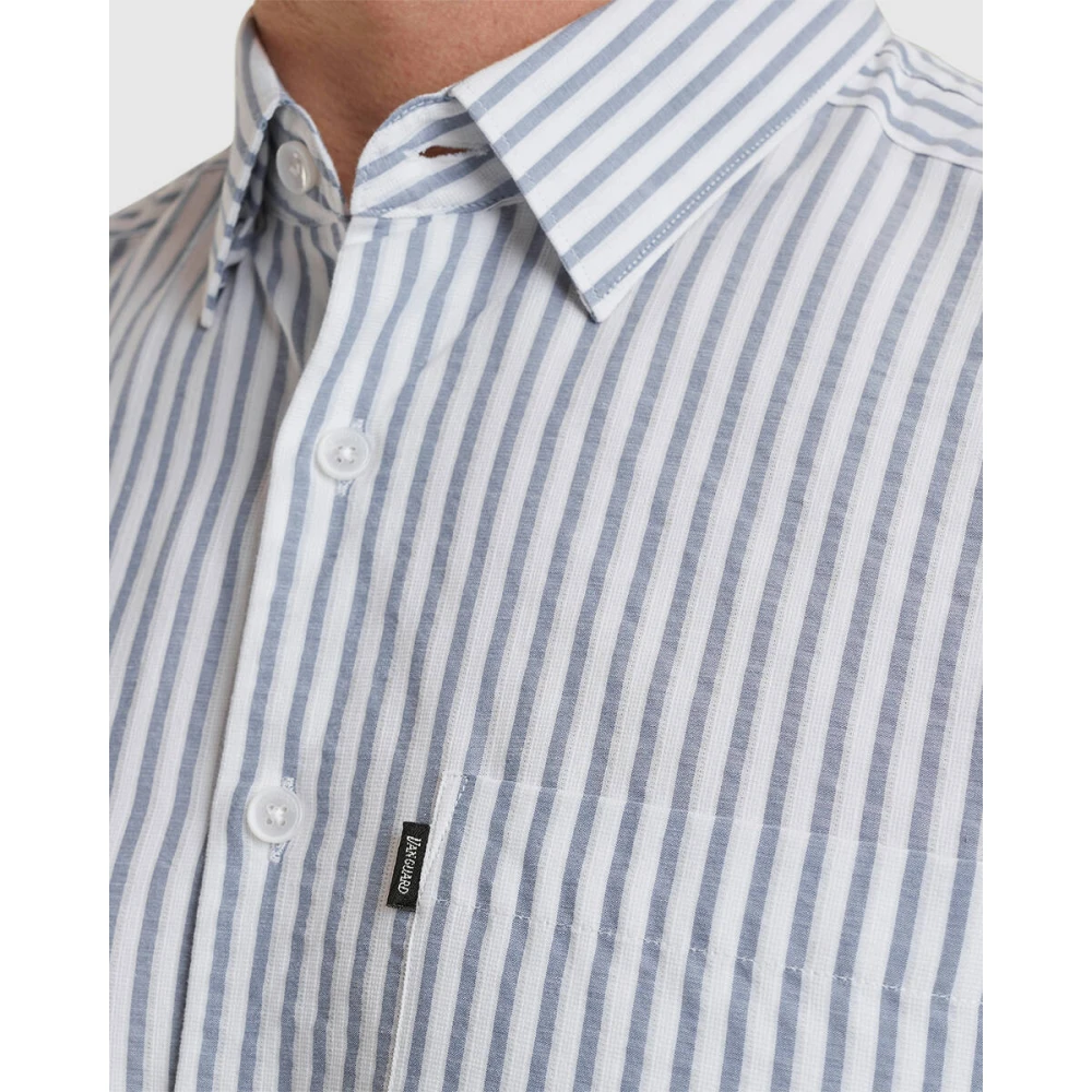 Vanguard Gestreept overhemd lange mouw Blue Heren