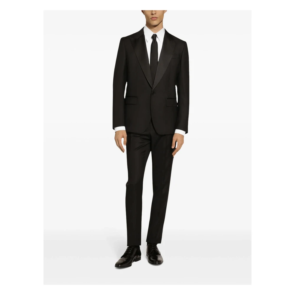 Dolce & Gabbana Zwarte Jurk Black Heren