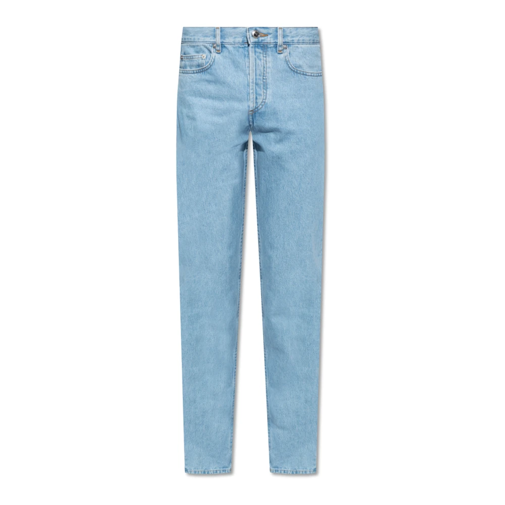 A.p.c. Blauwe Straight Fit Jeans Blue Heren