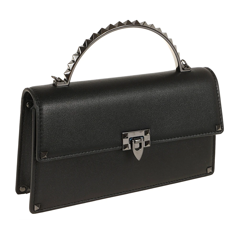 Valentino Garavani Rockstud Mini Tas in Zwart Black Dames