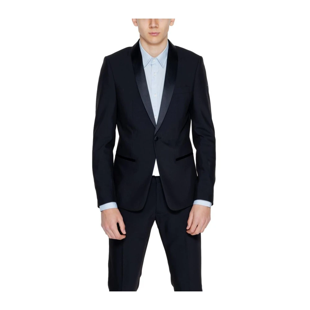 Antony Morato Zwart Pak Jas Lente Zomer Collectie Black Heren