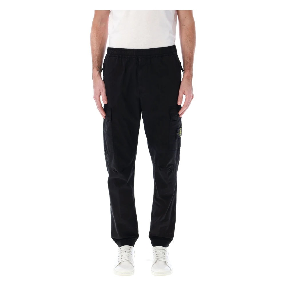 Stone Island Cargo Broek Black Heren