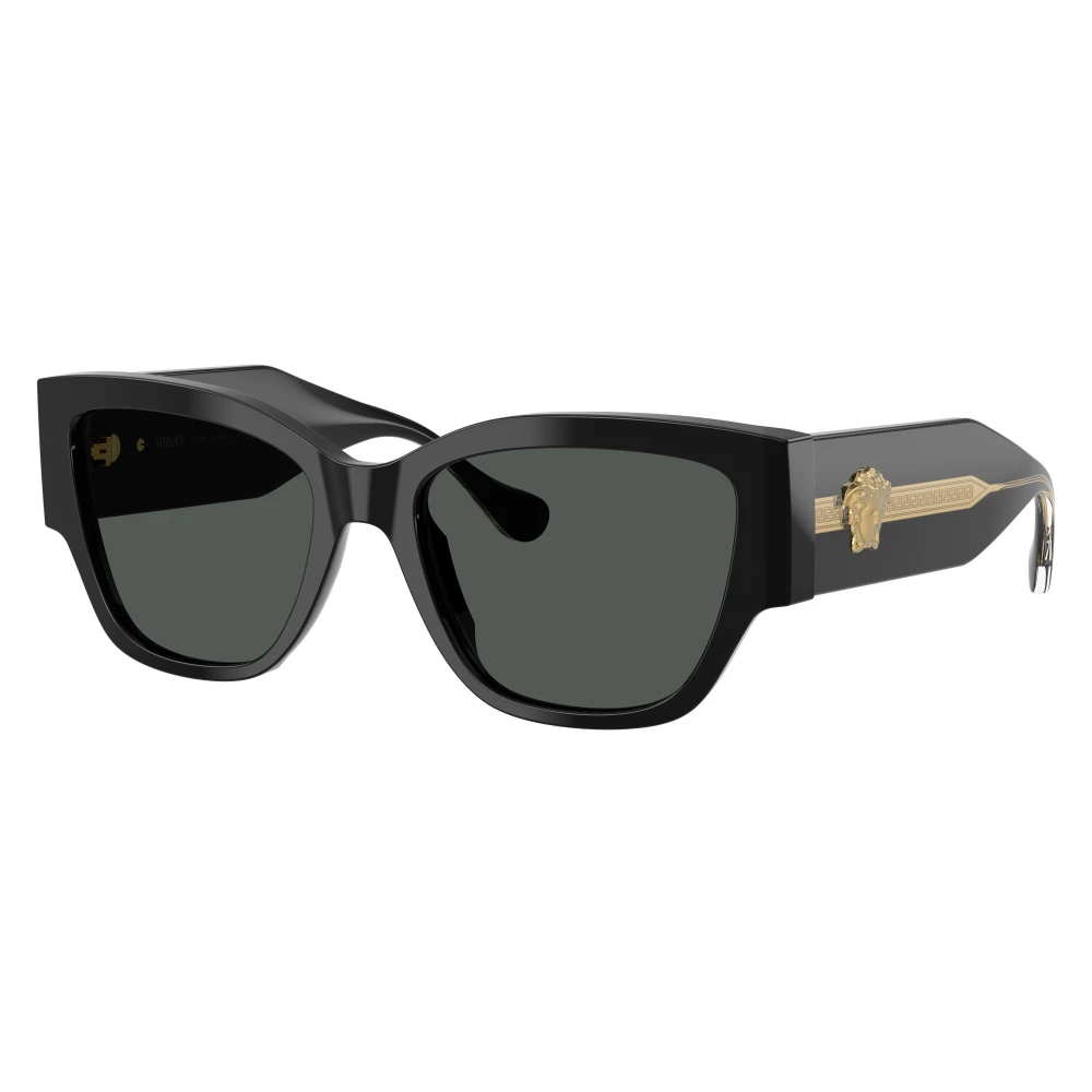 Versace Unisex Black Cat Eye Sunglasses - Sunglasses - 55 Mm - Accessories