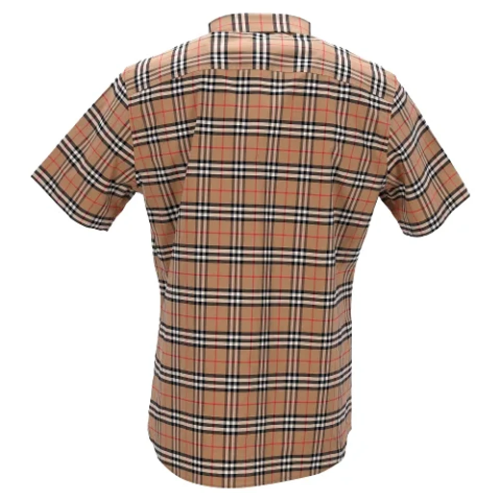 Burberry Cotton tops Beige Heren
