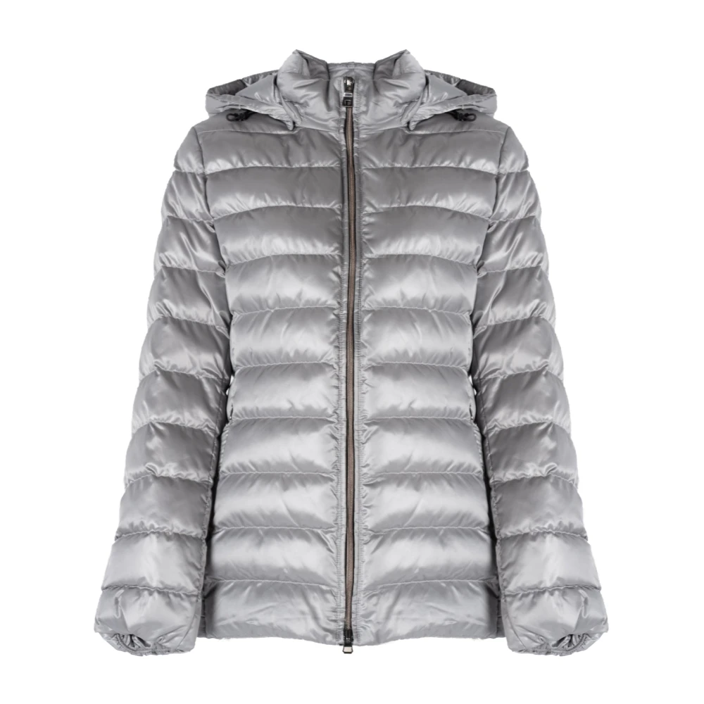 Geox Stijlvolle Jas voor Buitensport Gray Dames