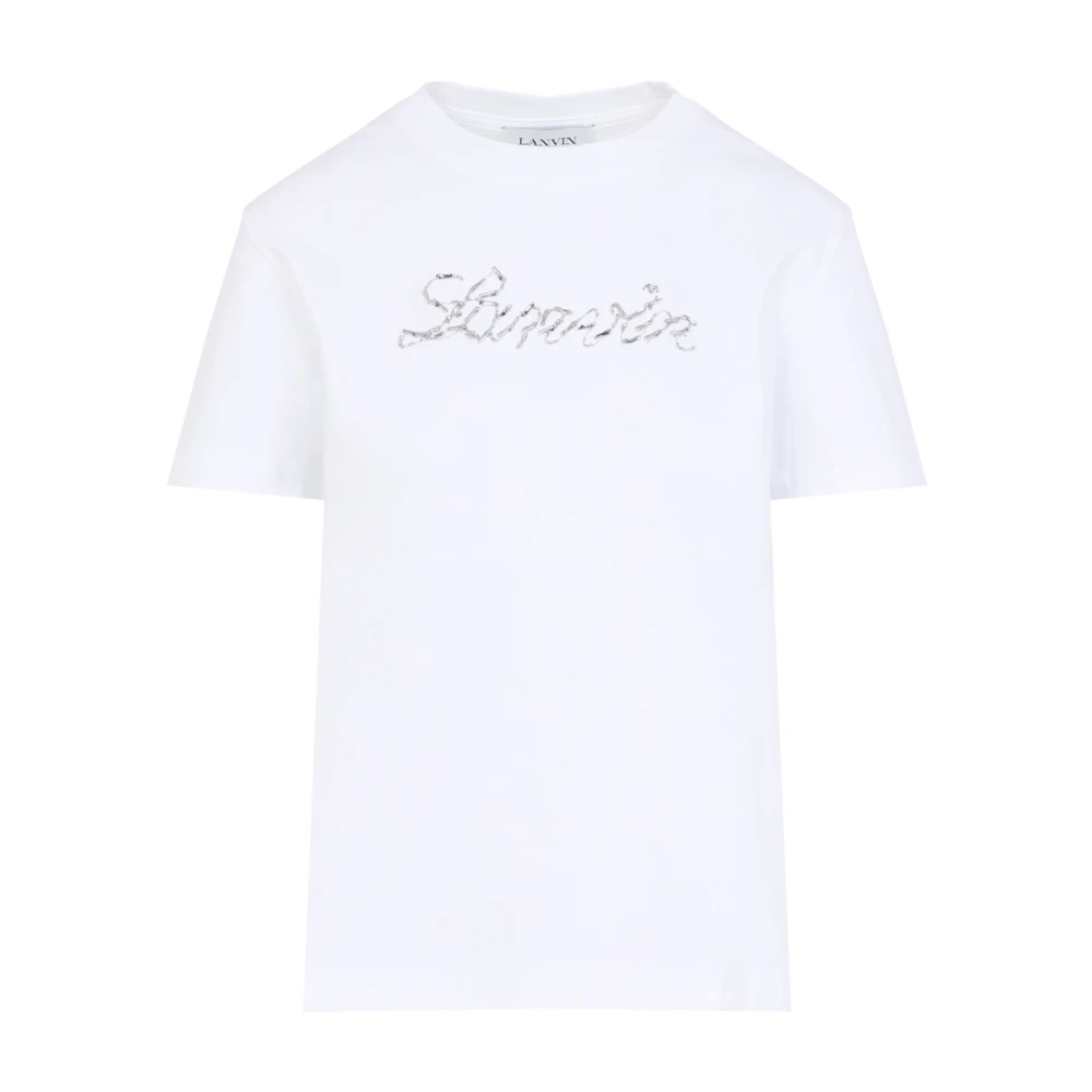 Lanvin - Tops > T-Shirts - White - Lanvin - Modalova