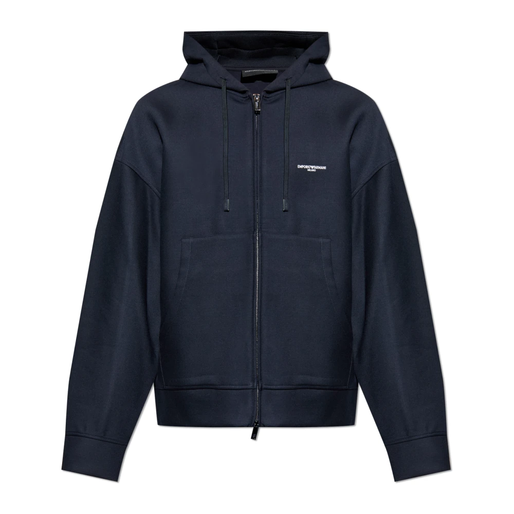 Emporio Armani Herren Blau Sweatshirts & Hoodies, Lgröße: