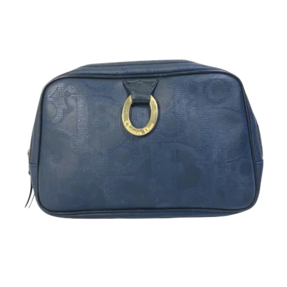 Dior Vintage Pre-owned Fabric dior-bags Blue Dames