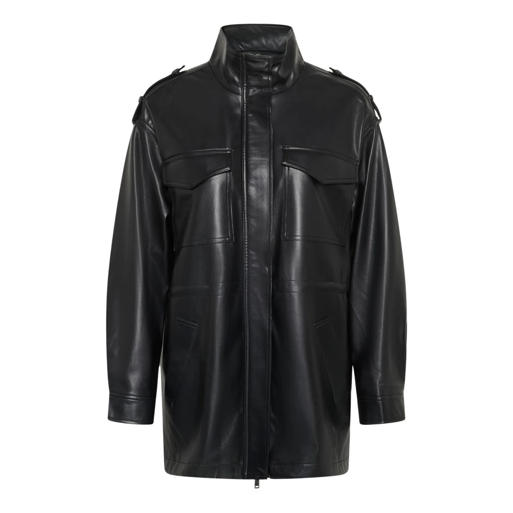 Kaffe - Kcsuena Lederjacke - Jackets - Damen - Schwarzk - Xs - Bild 3