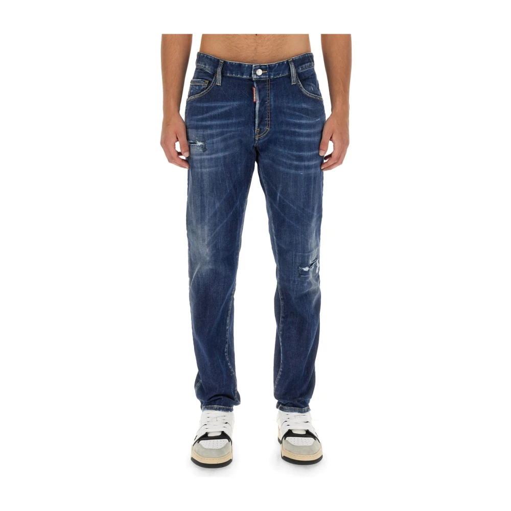 Dsquared2 Regular Fit Skater Jeans Blue Heren