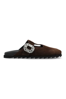 Slidy Viv' Suede Slides
