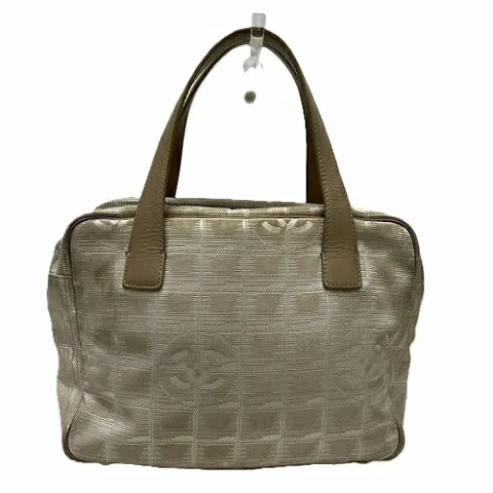 Chanel Vintage Pre-owned Leather chanel-bags Beige Dames