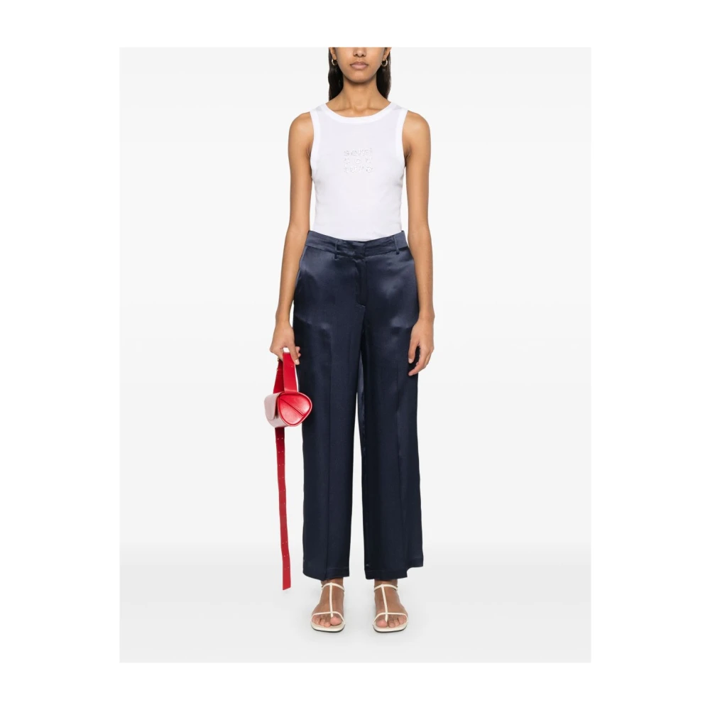 Semicouture Wit T-shirt en Polo White Dames