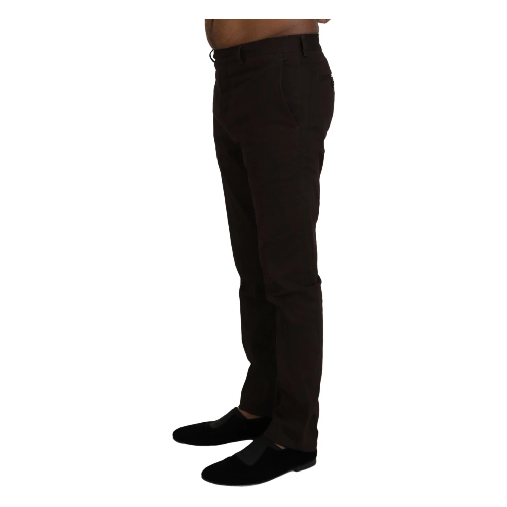 Bencivenga Elegante Bruine Katoenmix Broek Brown Heren