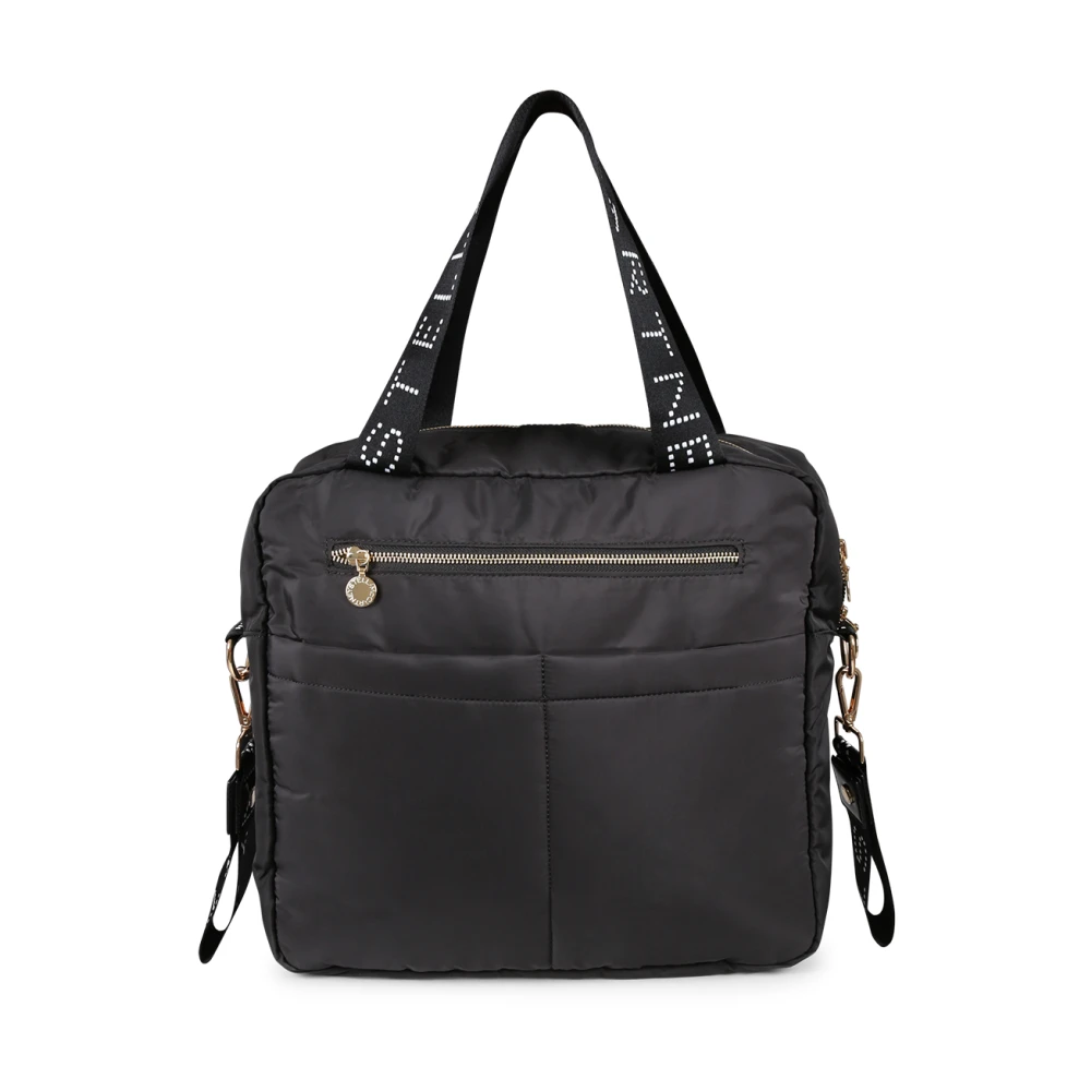 Stella Mccartney Gewatteerde Zwarte Verzorgingstas met Accessoires Black Unisex