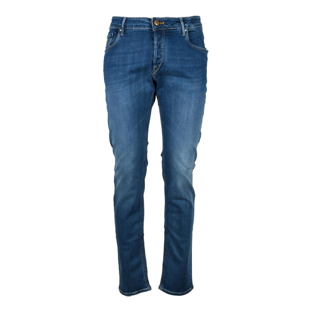 Hand Picked Klassieke Denim Jeans Blue Heren
