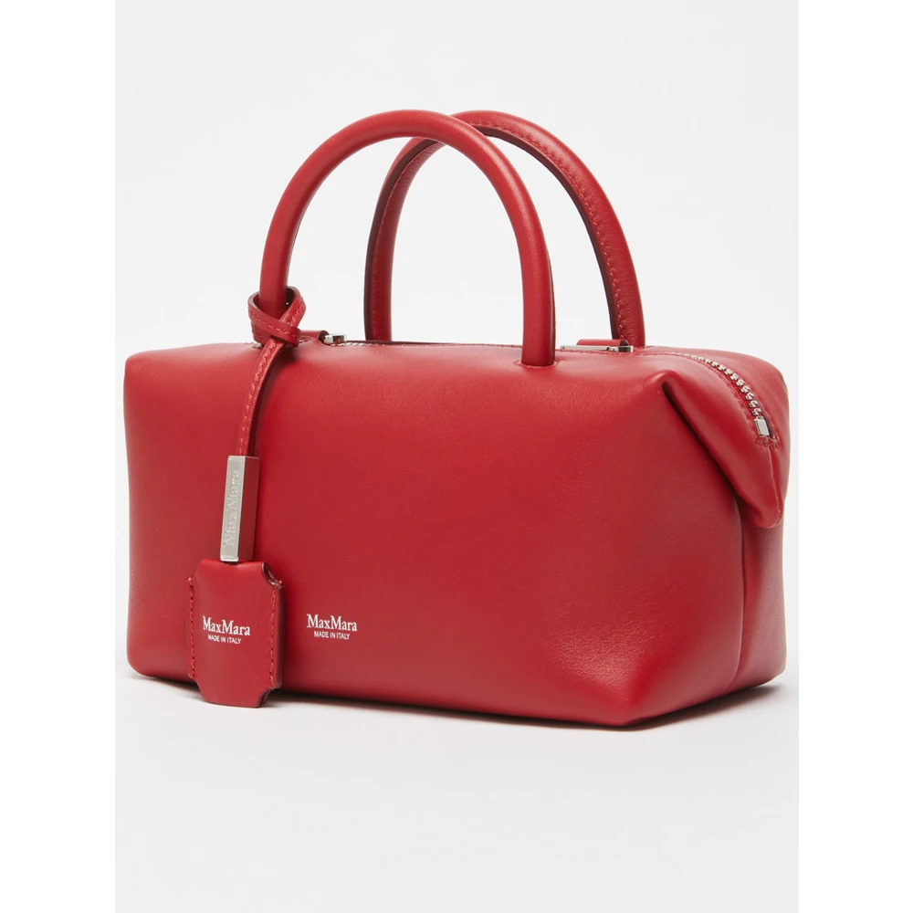 Max Mara Lacca Holdalls Red Dames