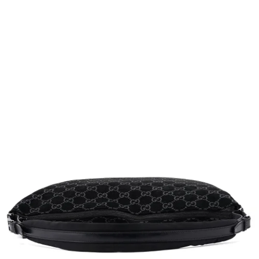 Gucci Vintage Pre-owned Suede handbags Black Dames