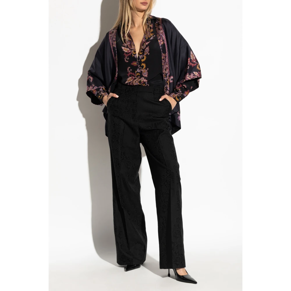 ETRO Zijden top Black Dames