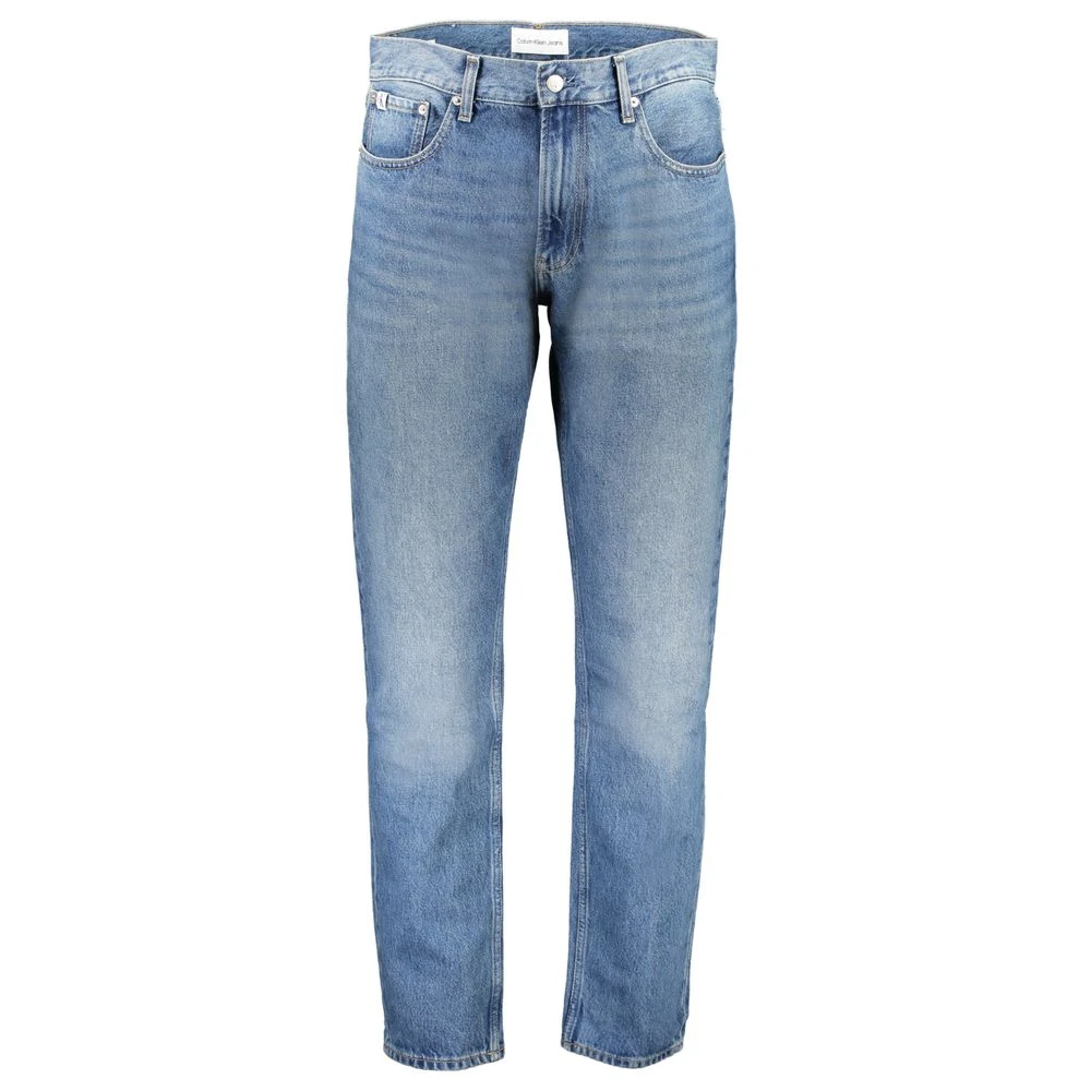 Calvin Klein Blauwe Katoenen Jeans & Broek Blue Heren
