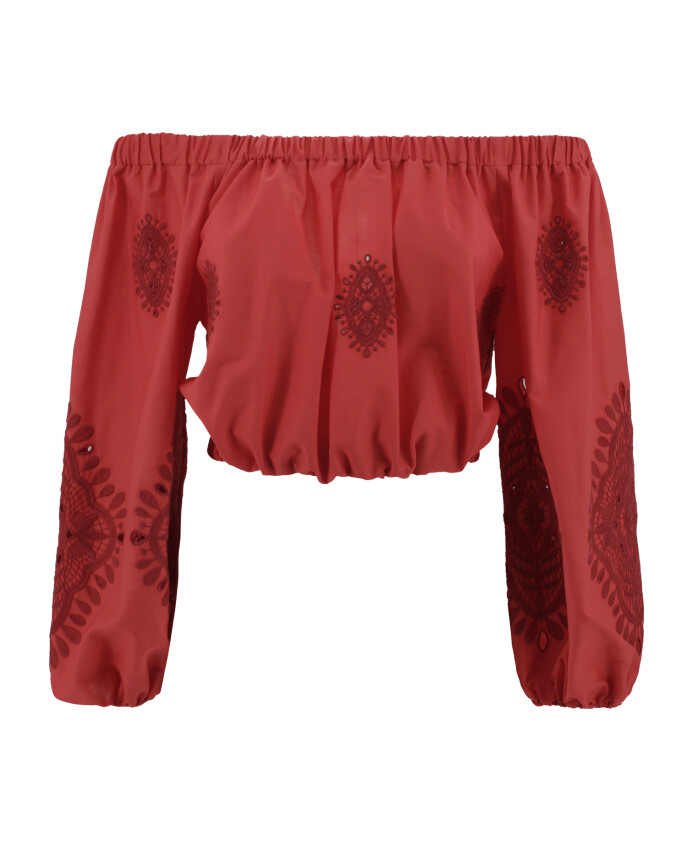 red-stylish-top
