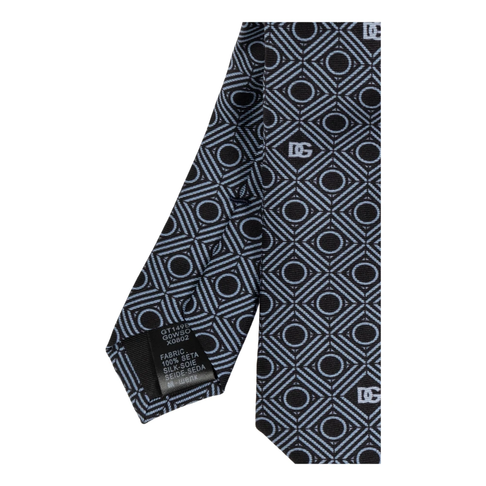 Dolce & Gabbana Gestreepte stropdas Blue Heren