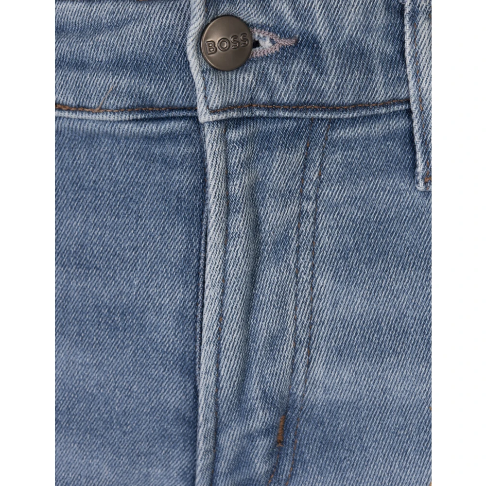 Hugo Boss Slim Fit Blauwe Denim Jeans Blue Heren