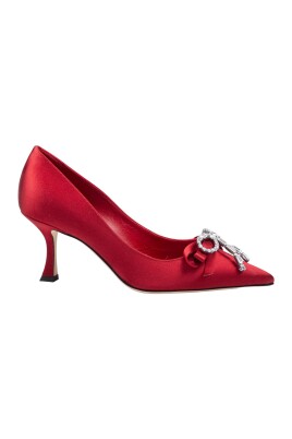 Escarpins En Toile Rouge Hotter Essmy - Pointure 5 UK - Plat - Neufs Sans Boîte