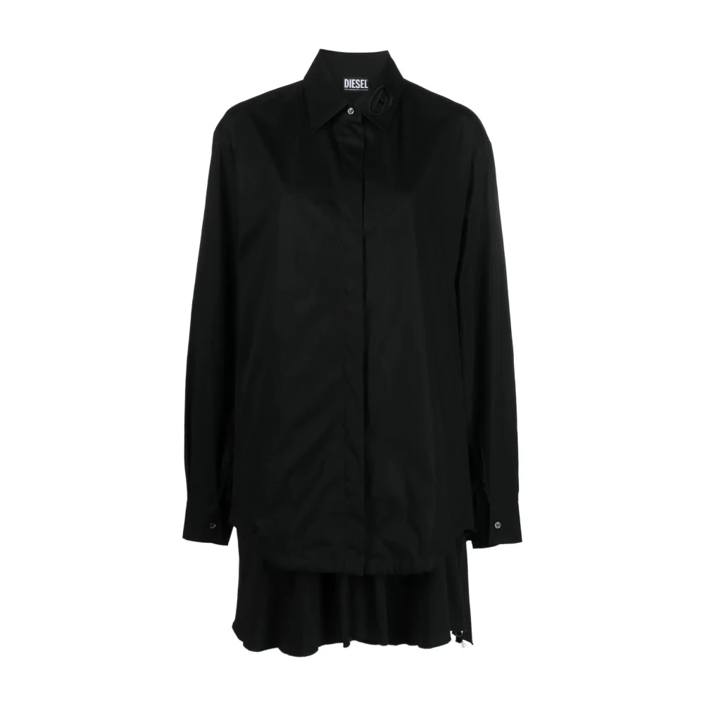 Diesel Donna Nero Camicette Xs, New,