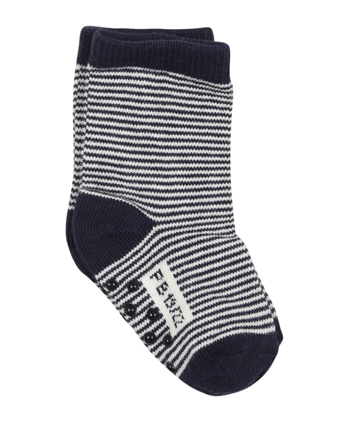 chaussettes-en-coton-rayees-bleues