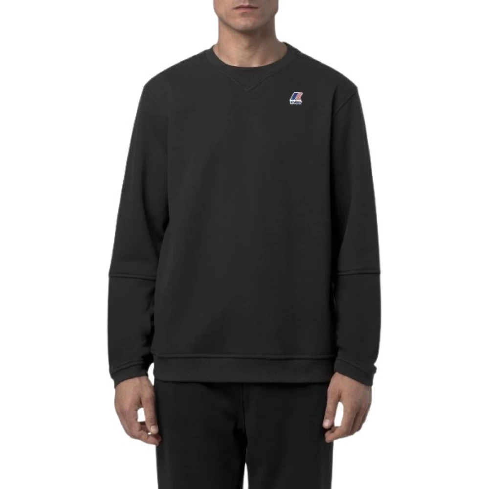K-Way Uomo Nero - Nael Brushed Pc - Sweatshirts & Hoodies - S - Immagine 3