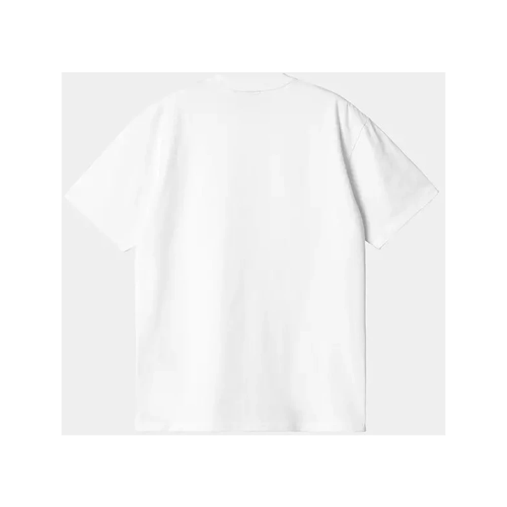 Carhartt WIP Duster Script T-Shirt White Heren