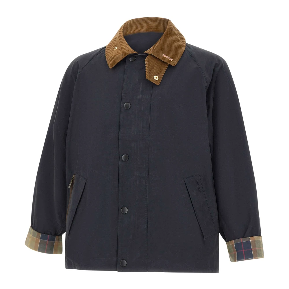 Barbour Men's Blue Light Jackets, Xl, Icons Transport Casual Jacket