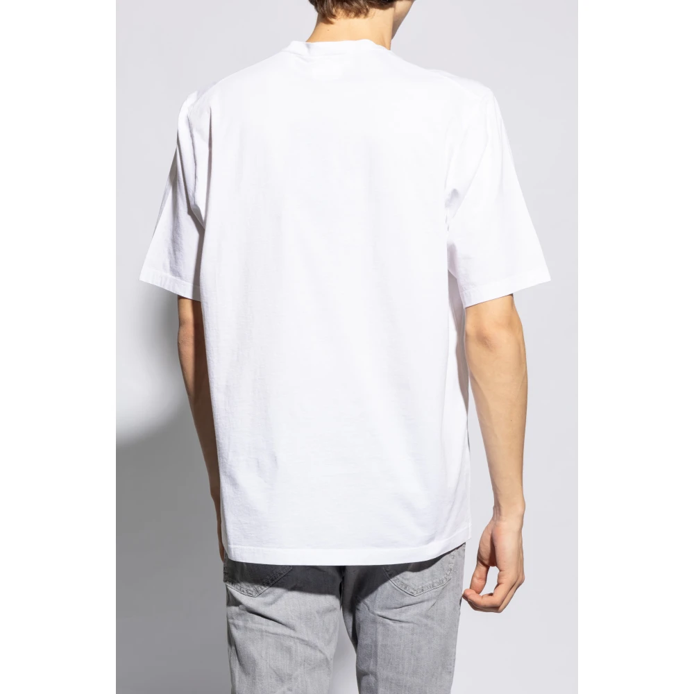 Dsquared2 T-shirt met logo White Heren