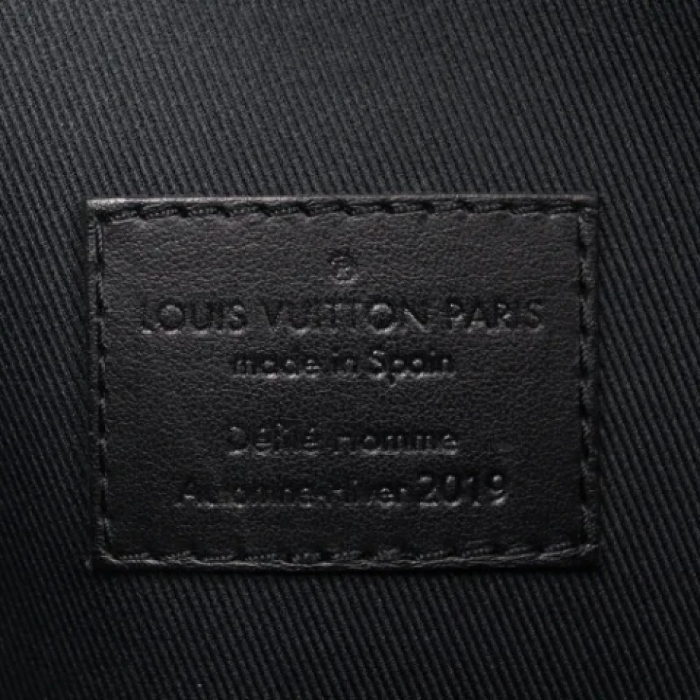 Louis Vuitton Vintage Pre-owned Fabric clutches Black Dames