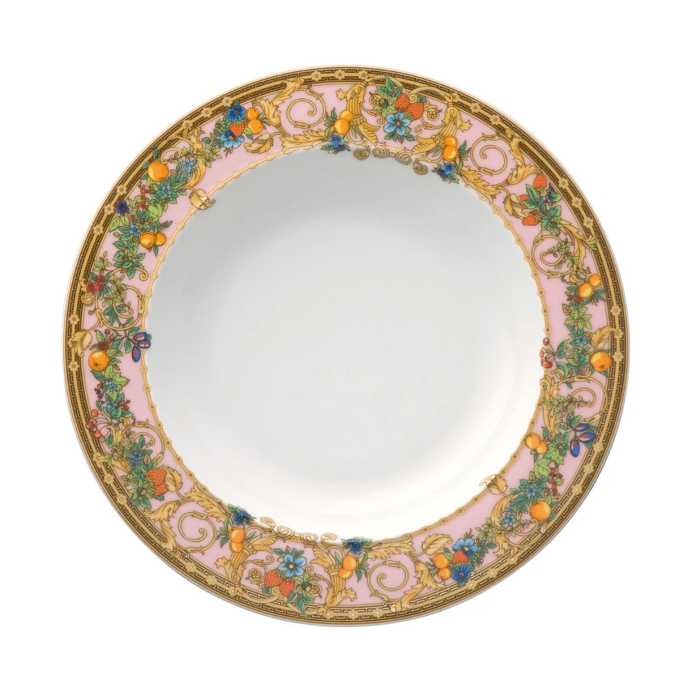 Versace Diep Bord Tuin Stijl Multicolor Unisex