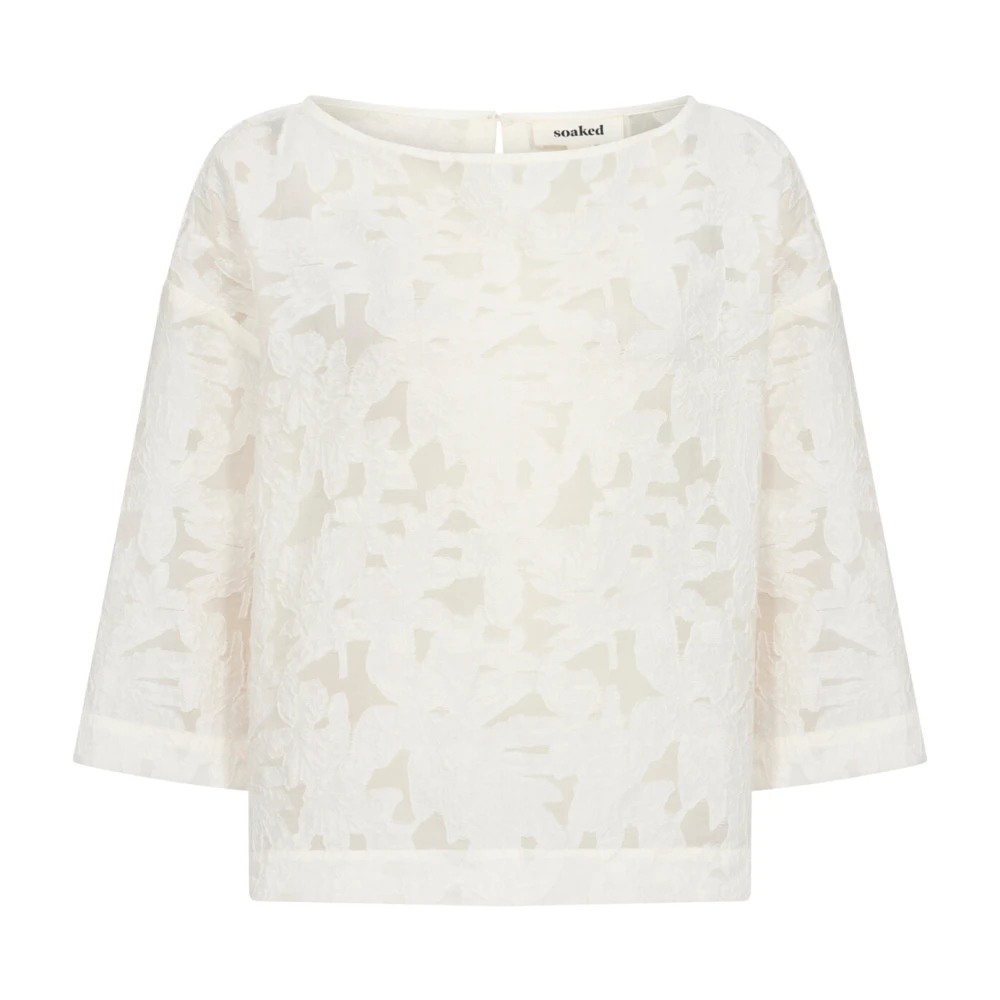 Soaked in Luxury Elegante Kant Blouse Whisper White Dames