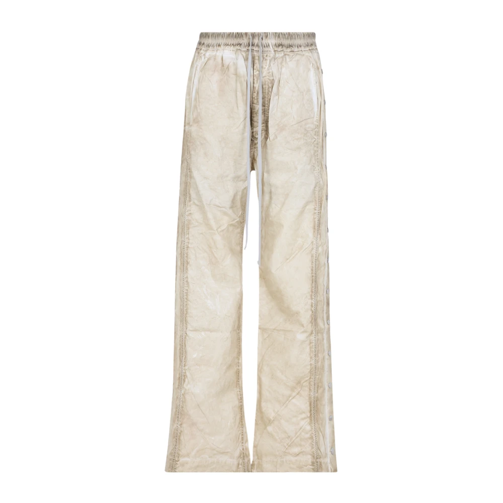 Rick Owens Neutrale Katoenen Broek Beige Heren