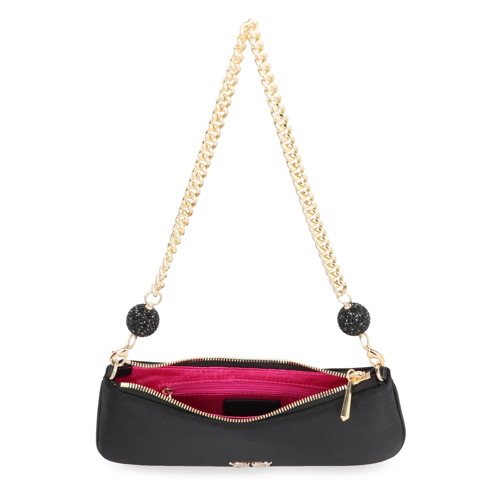 pinko Satin Love Birds Schoudertas Black Dames