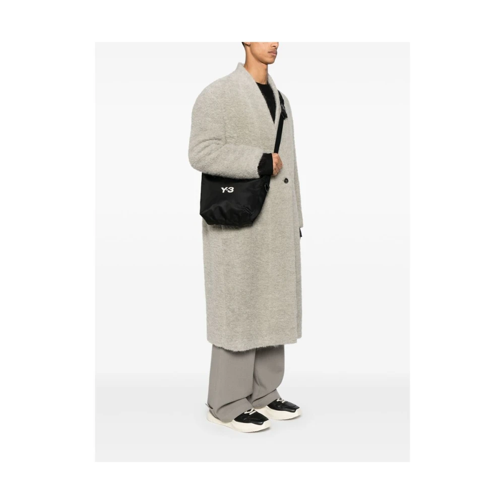 Y-3 Nylon Winkelmandje met Verstelbare Band Black Heren