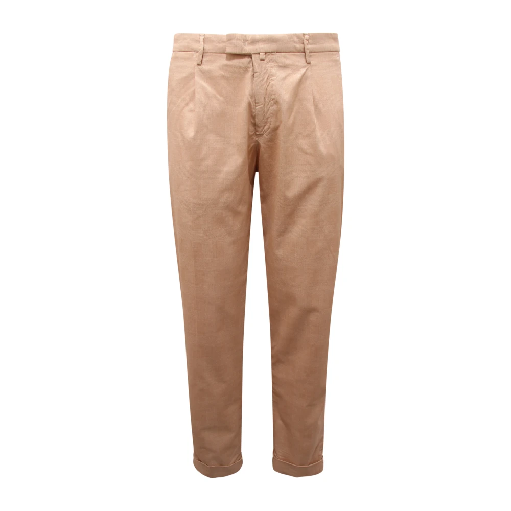 Briglia Men's Beige Pantalone Slim Trousers