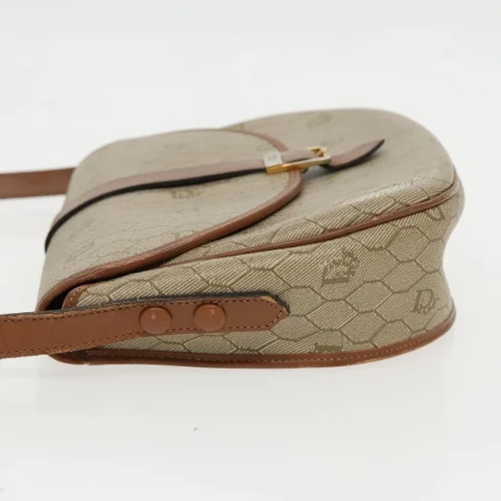 Dior Vintage Pre-owned Canvas dior-bags Beige Dames