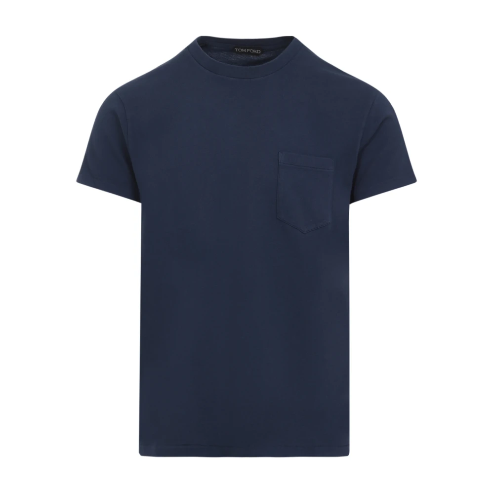 Tom Ford - Tops > T-Shirts - Blue - Tom Ford - Modalova