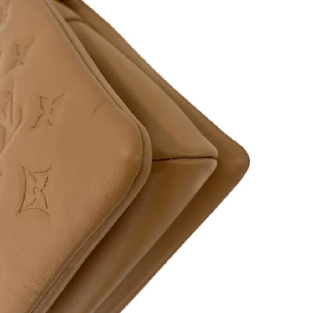 Louis Vuitton Vintage Pre-owned Leather louis-vuitton-bags Beige Dames