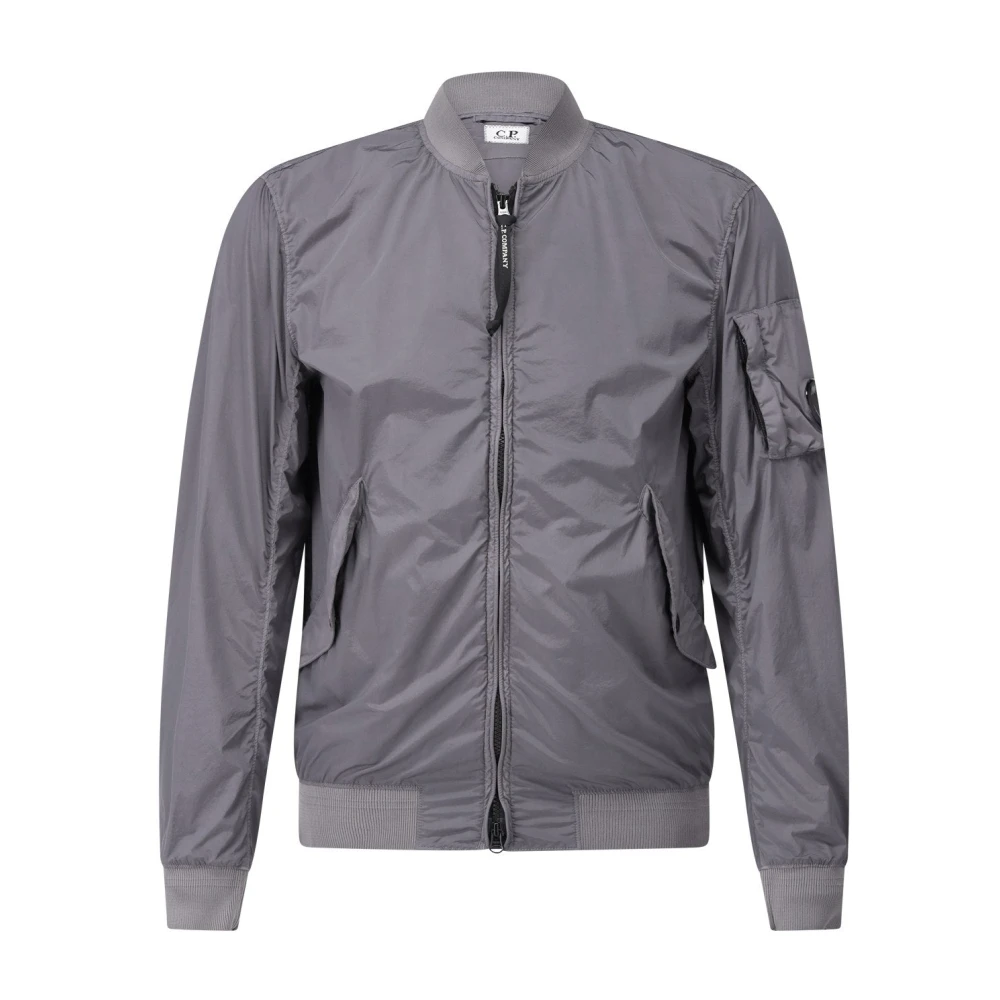 C.P. Company Sportieve Bomberjack met Goggledetail Gray Heren