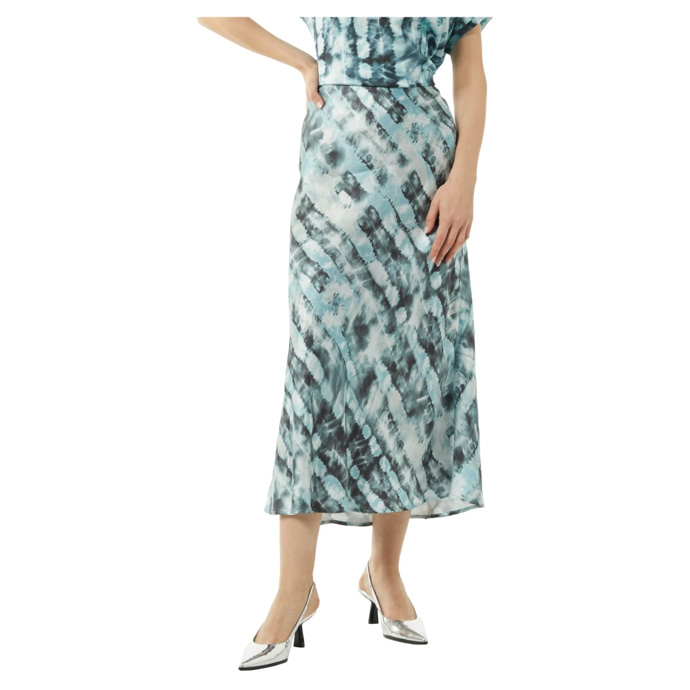 comma All-Over-Print Rock Stijl Blue Dames